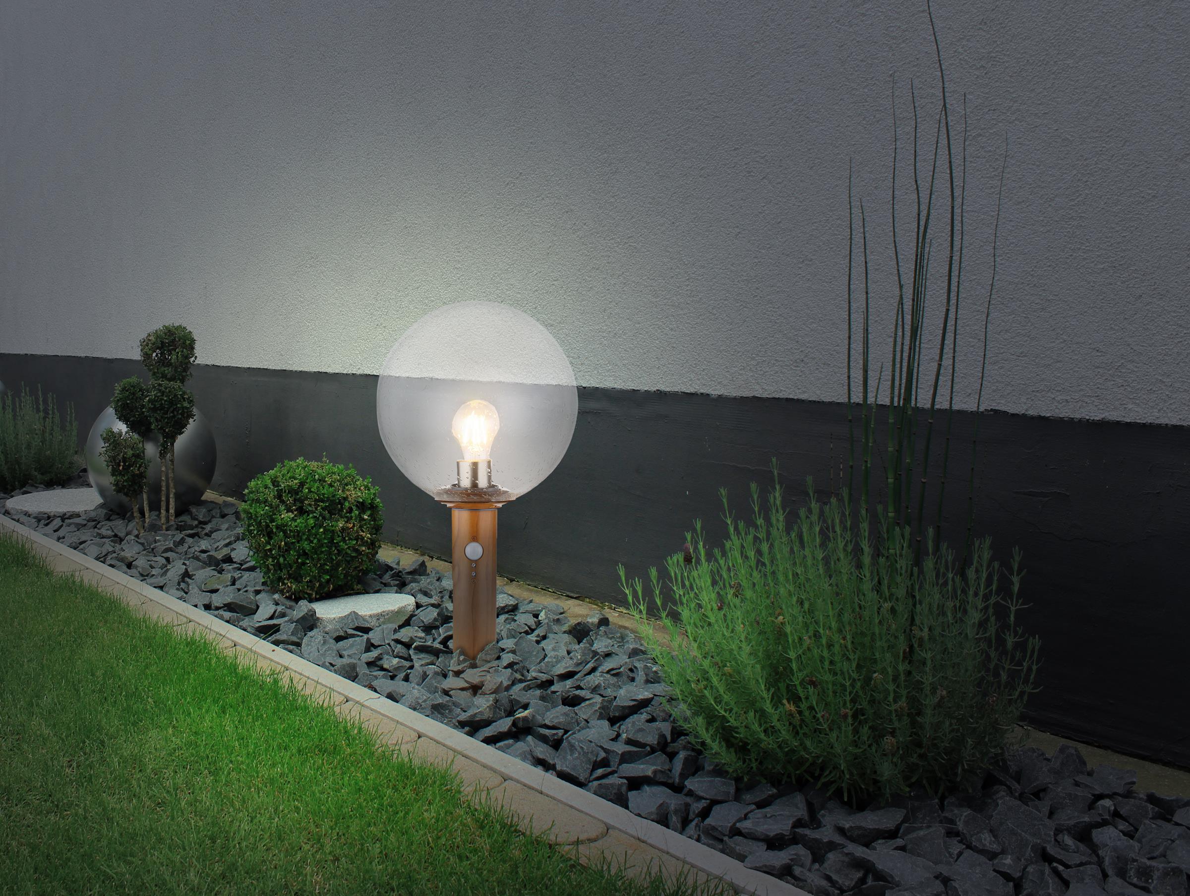Vanjska podna svjetiljka sa senzorom pokreta Ossy 25x50cm natur