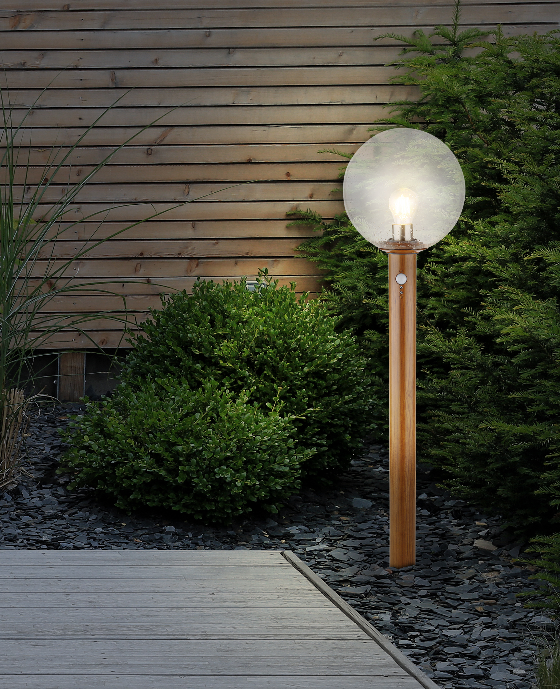 Vanjska podna svjetiljka sa senzorom pokreta Ossy 25x100cm natur