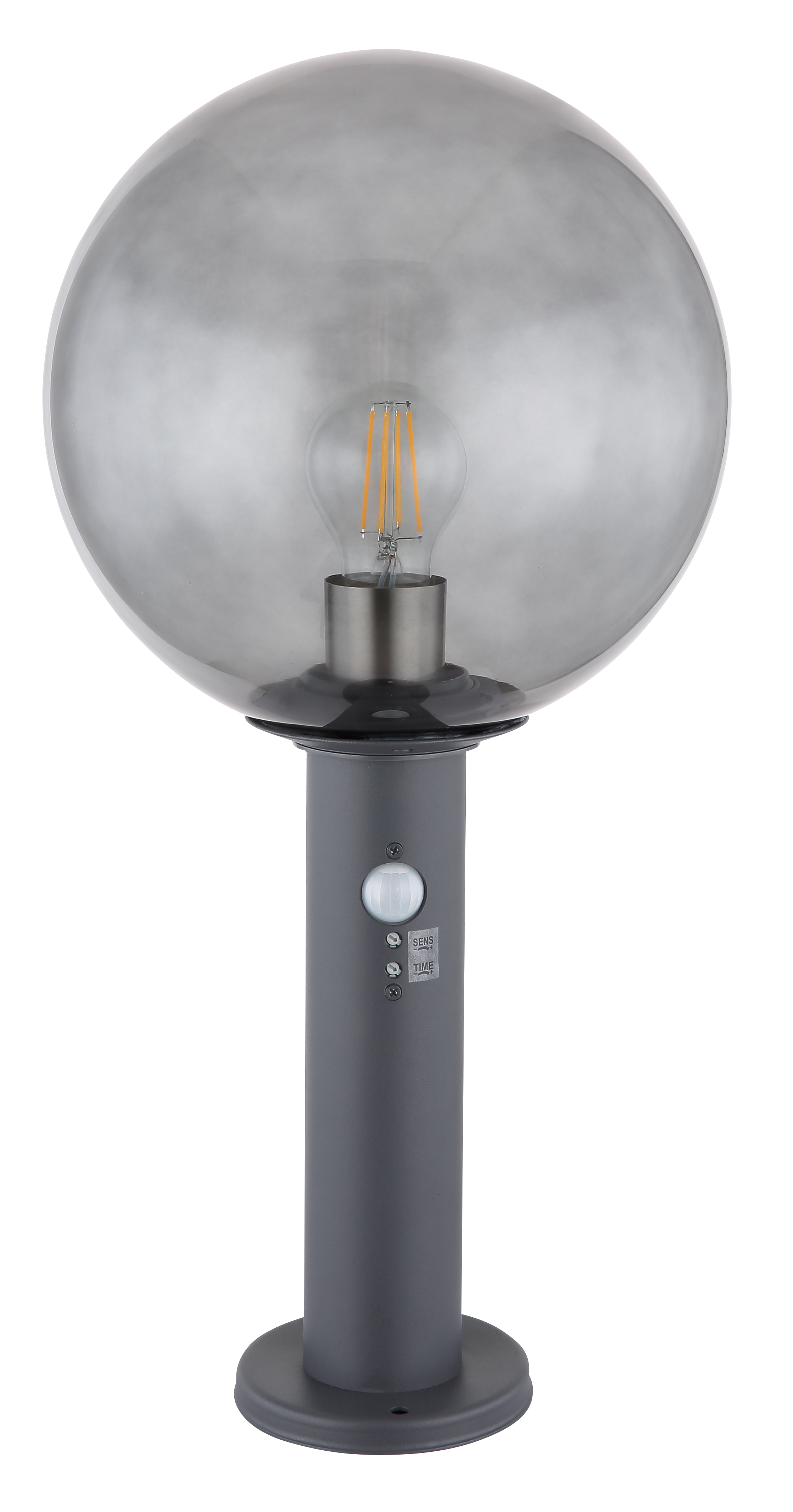 Vanjska podna svjetiljka sa senzorom pokreta Hedwig 25x50cm siva