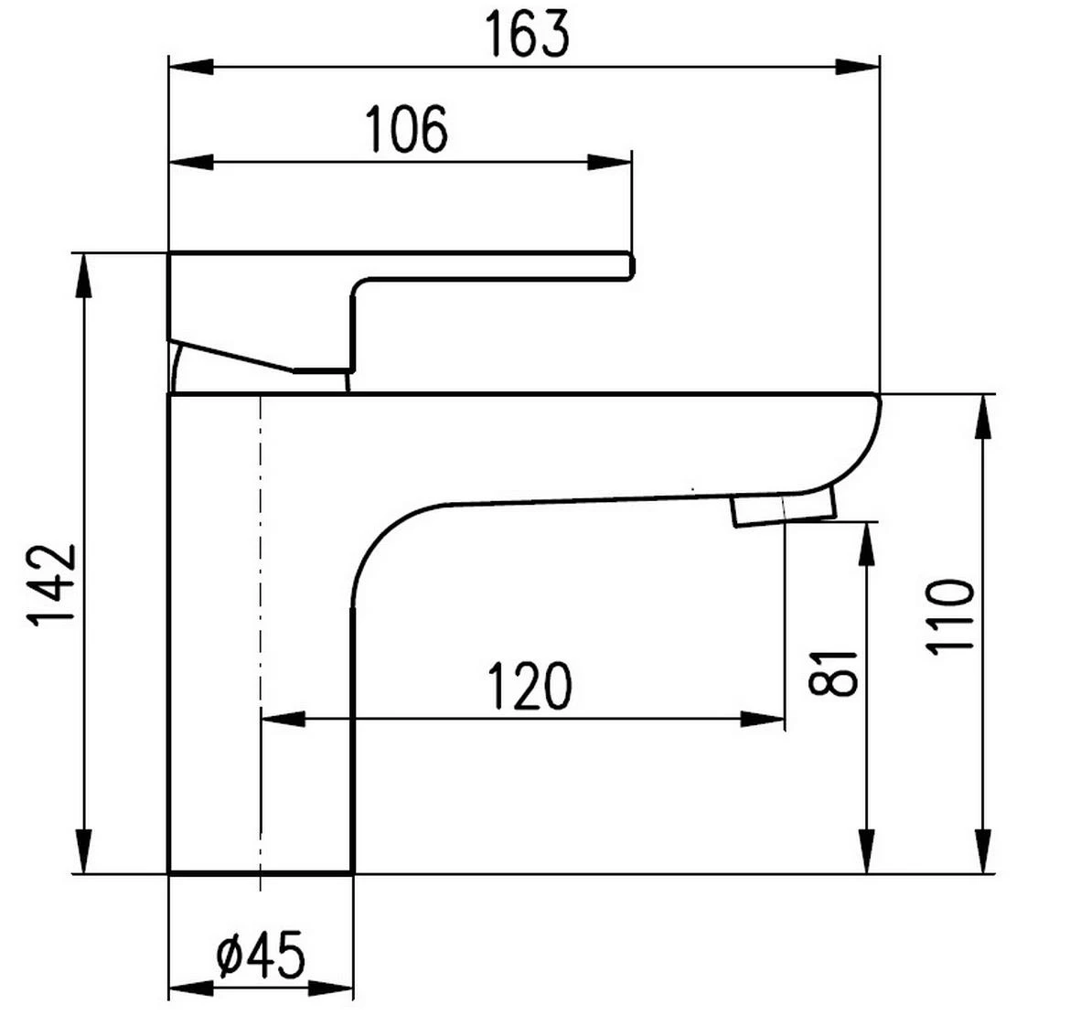 VT426.0CMATC VLTAVA BATERIJA ZA SUDOPER 142MM CRNA