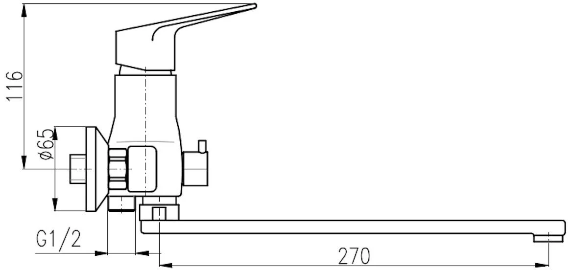 Victoria VI253.5 slavina za kadu i umivaonik