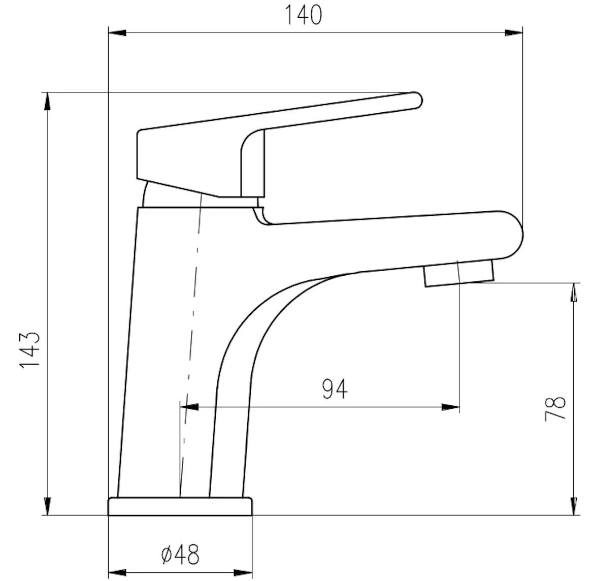 Colorado CO226.0 samostojeca slavina za umivaonik
