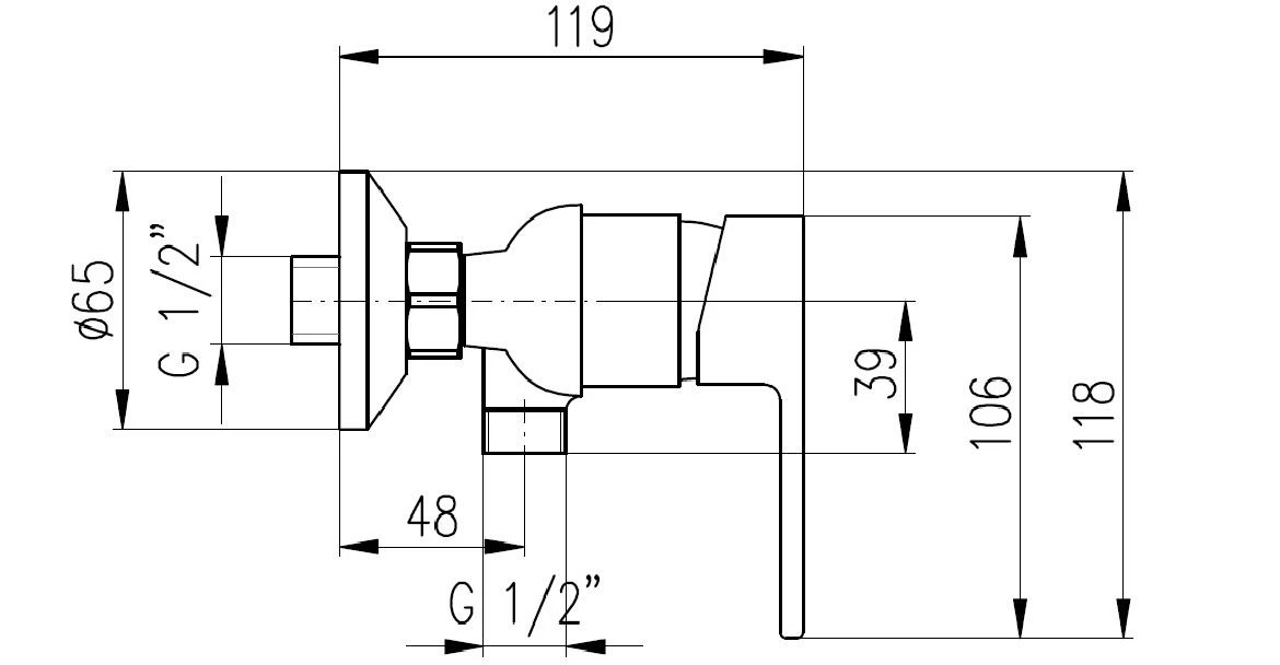 VT581.5CMATZ VLTAVA5 BLACK/GOLD TUŠ BATERIJA