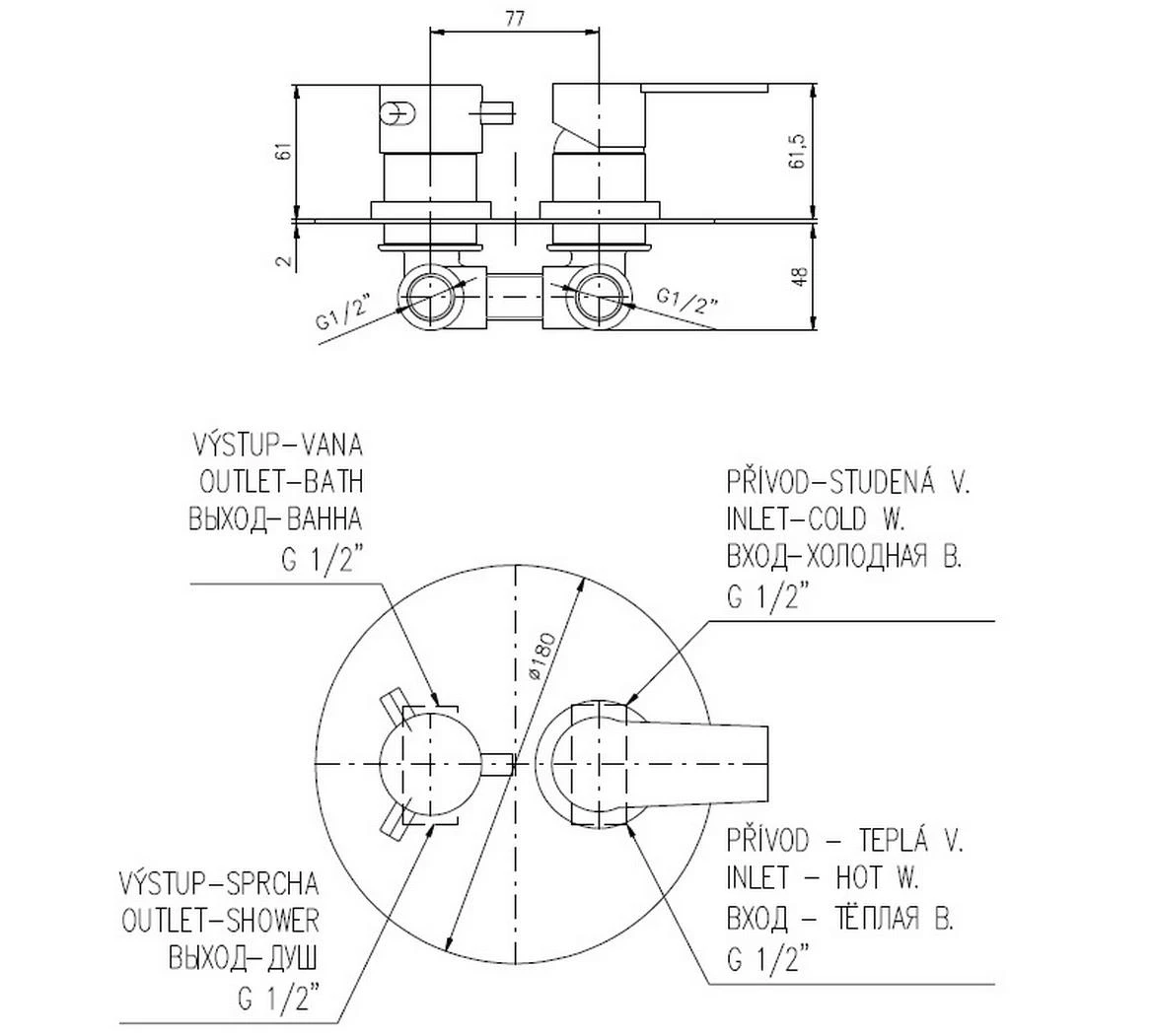 CO186KCMATZ COLORADO UKRIVENA TUŠ / KADA