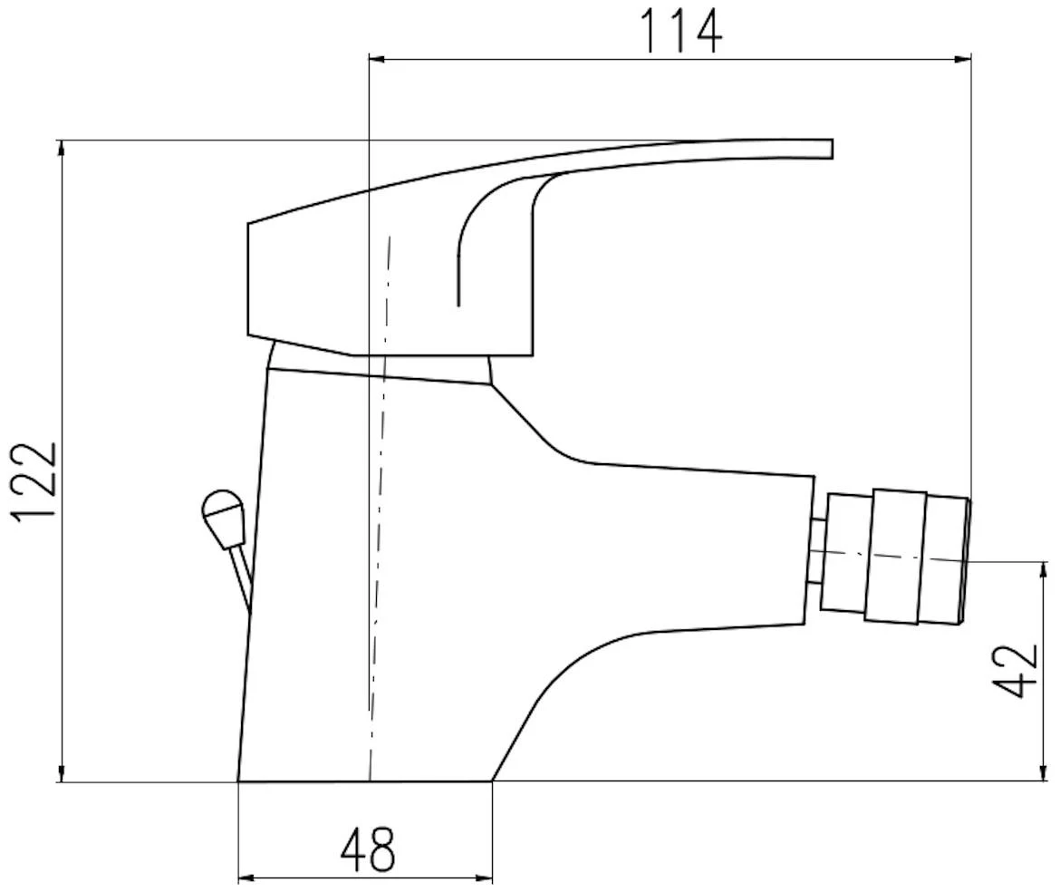 Kongo K045.0 mikser za bide