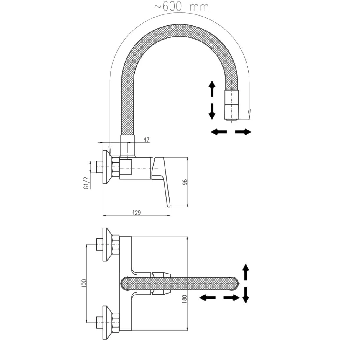 SA006.0 / 13 SÁZAVA FLEXI MJEŠALICA ZA SUDOPER