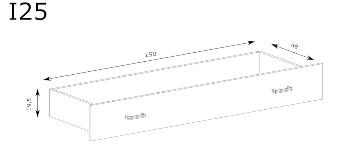 Indianapolis fioka 150x4x19,5 tamni hrast