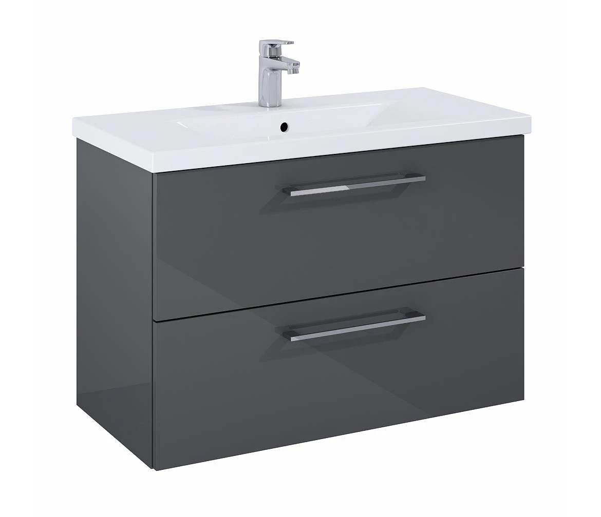 Boa Vista kupaonski element 2 ladice 81x39,5x56,5 sivi