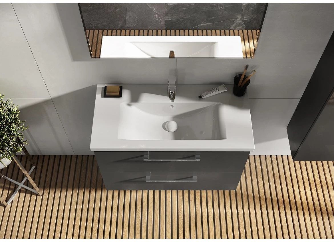 Boa Vista kupaonski element 2 ladice 81x39,5x56,5 sivi
