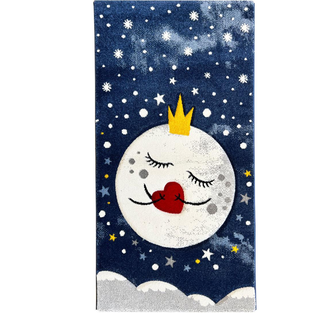 Tepih Diamond Indigo Kids Moon 80x150cm