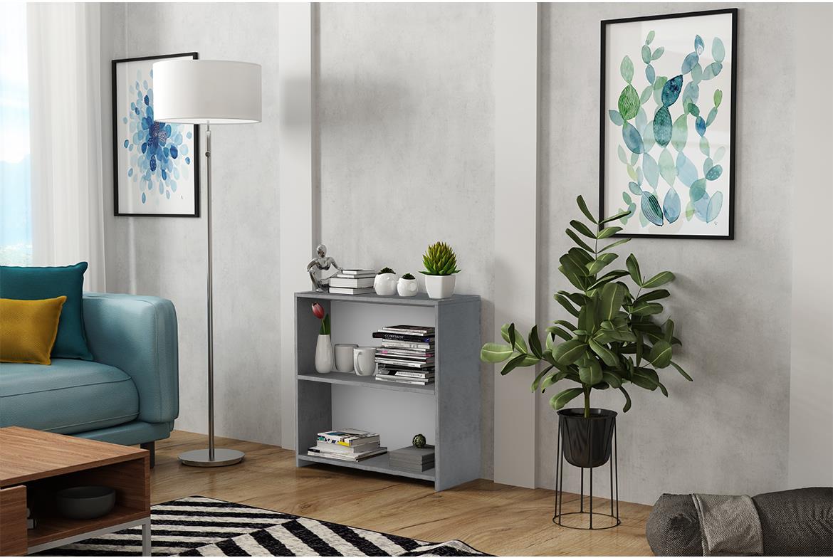 Zoe polica 2 otvora 80x30x75 beton