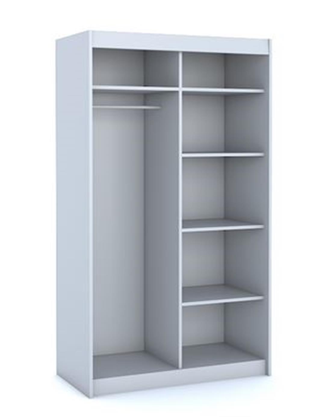 Karo ormar 2 vrata 100x60x216 natur (sonoma hrast)