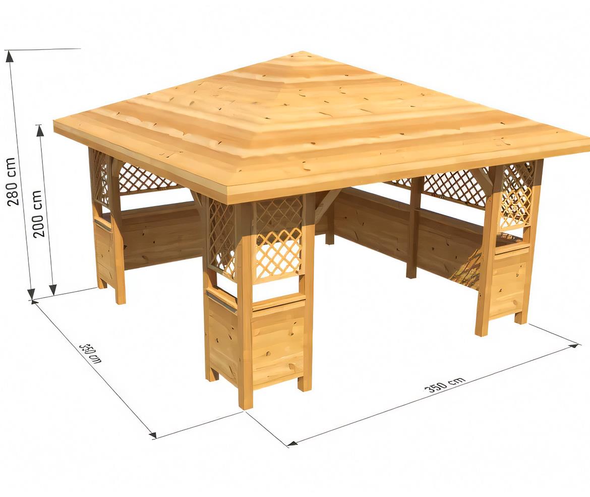 Paviljon VI, cetvrtasti 3,5x3,5x3m