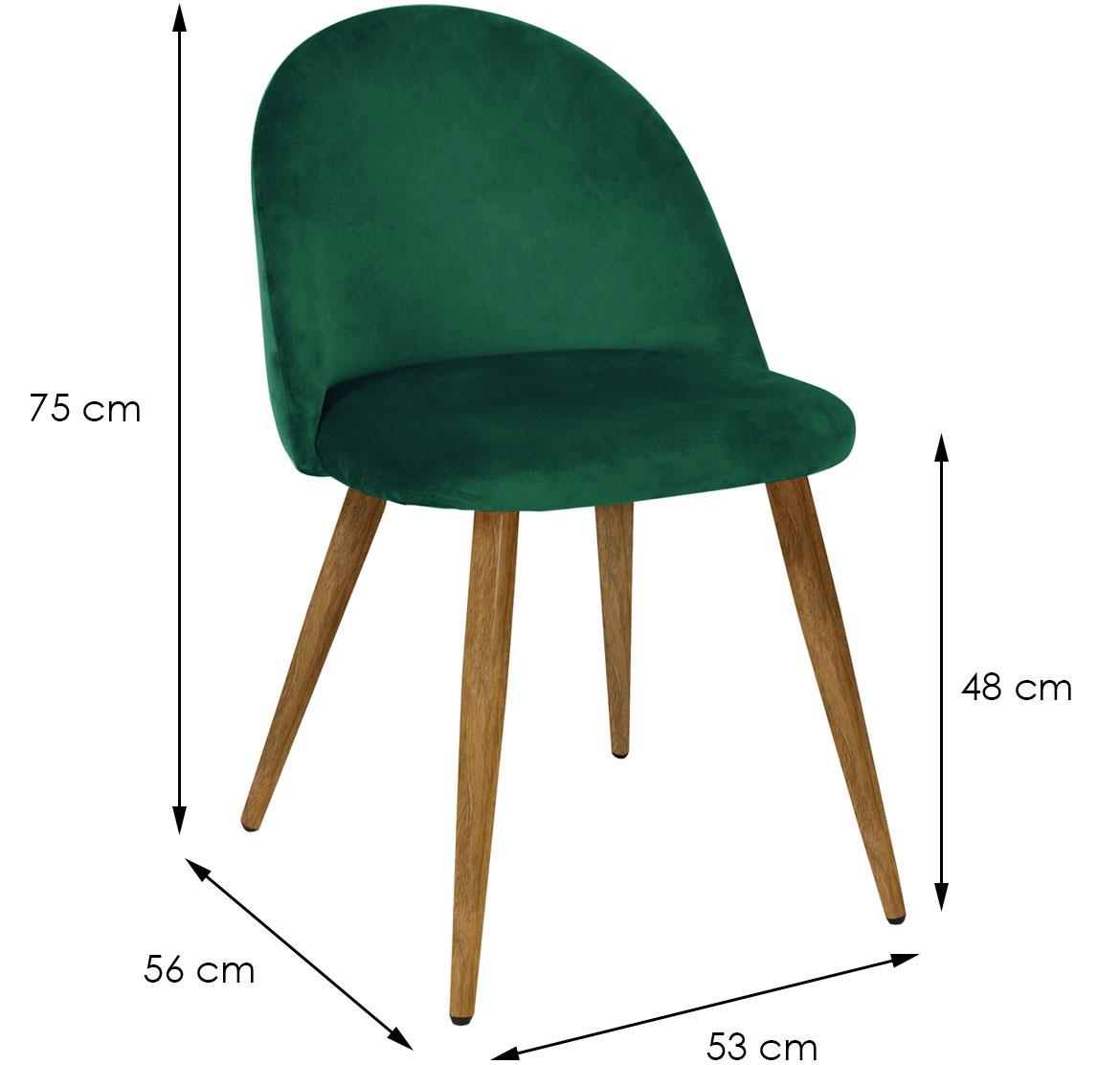 Banff stolica 53x56x75 zelena