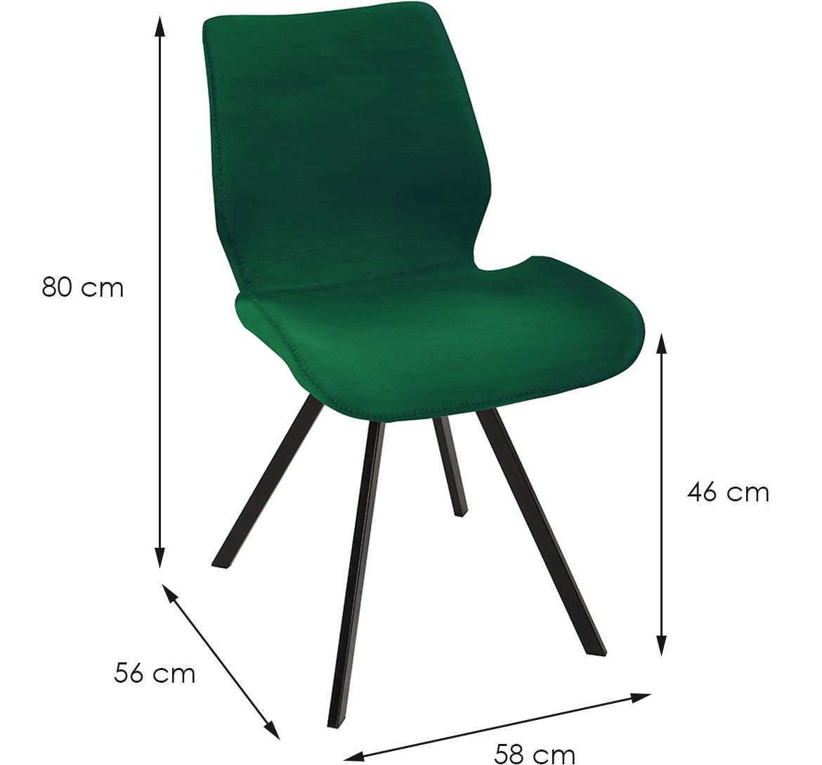 Quebec stolica 58x56x80 zelena