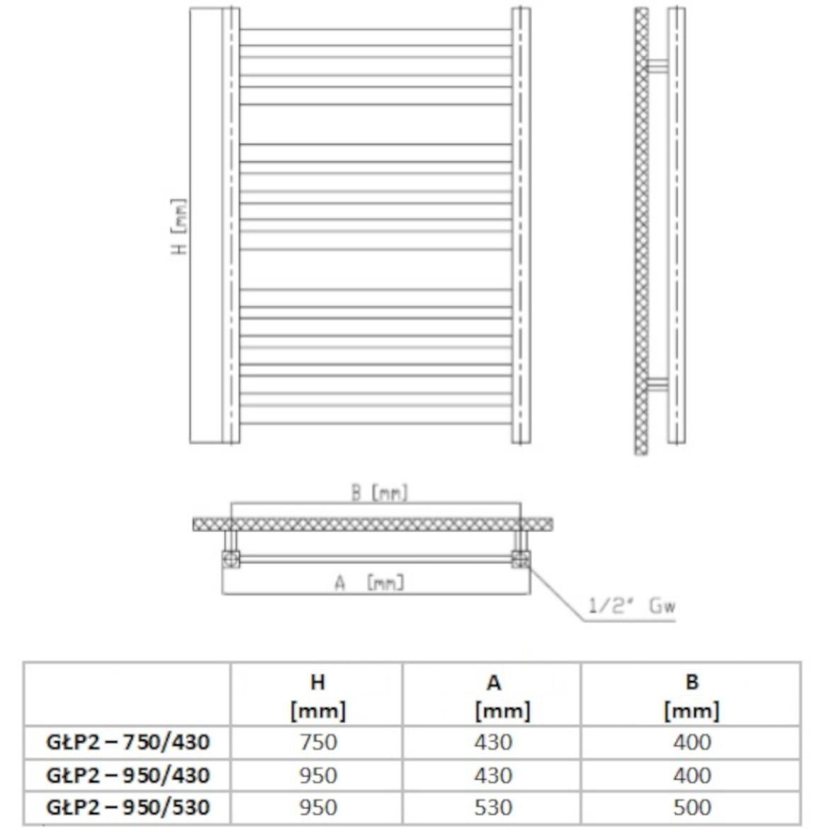 Radijator G? 2 950x430 330 W