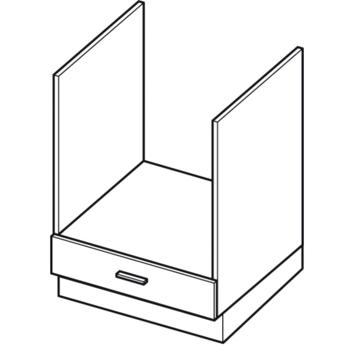 Campari kuhinjski element ZK6 60x54x72 beli