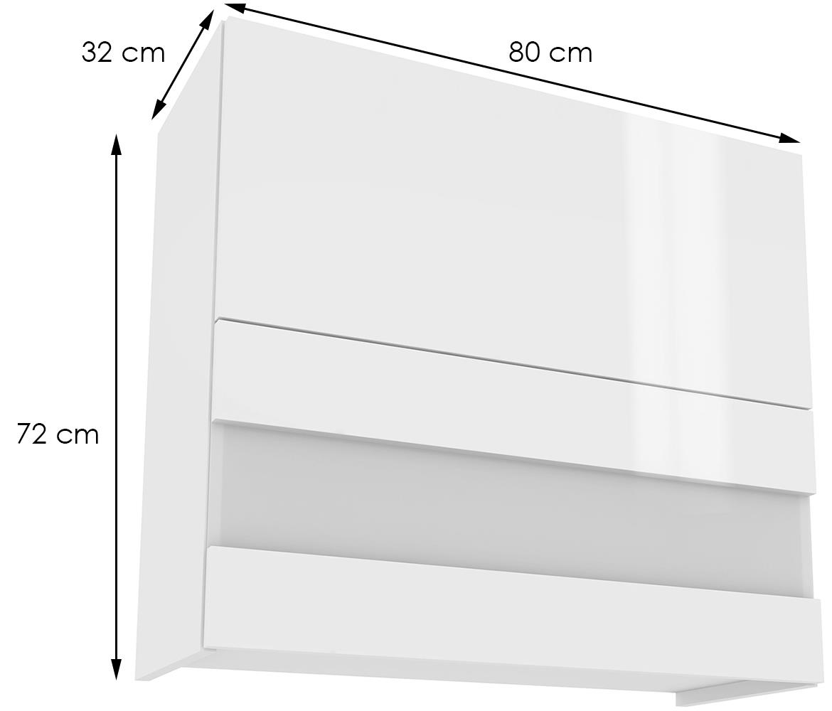 Campari kuhinjski element 2 vrata WWPO8 80x32x72 beli