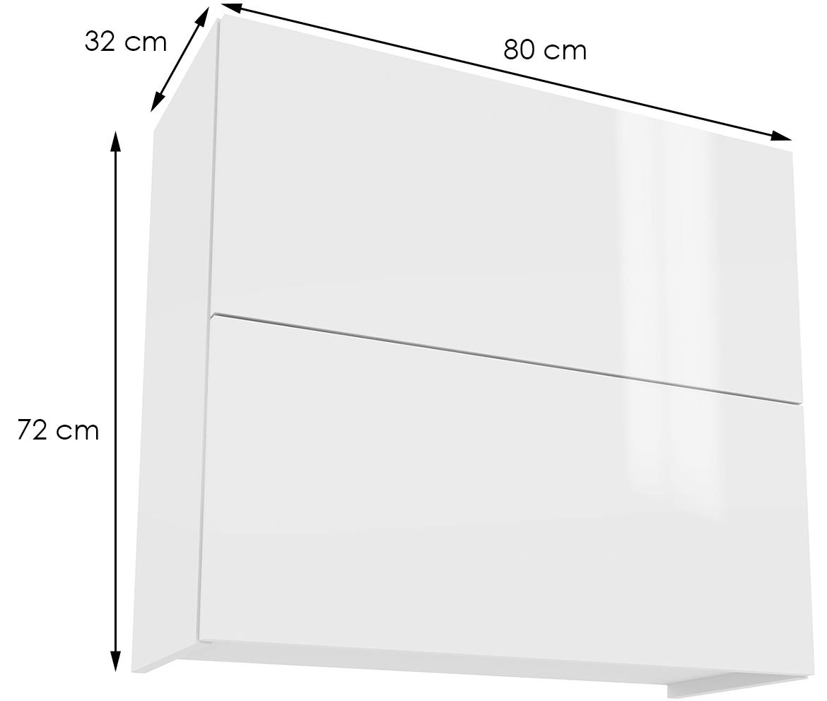 Campari kuhinjski element WPO8 2 vrata 80x32x72 beli