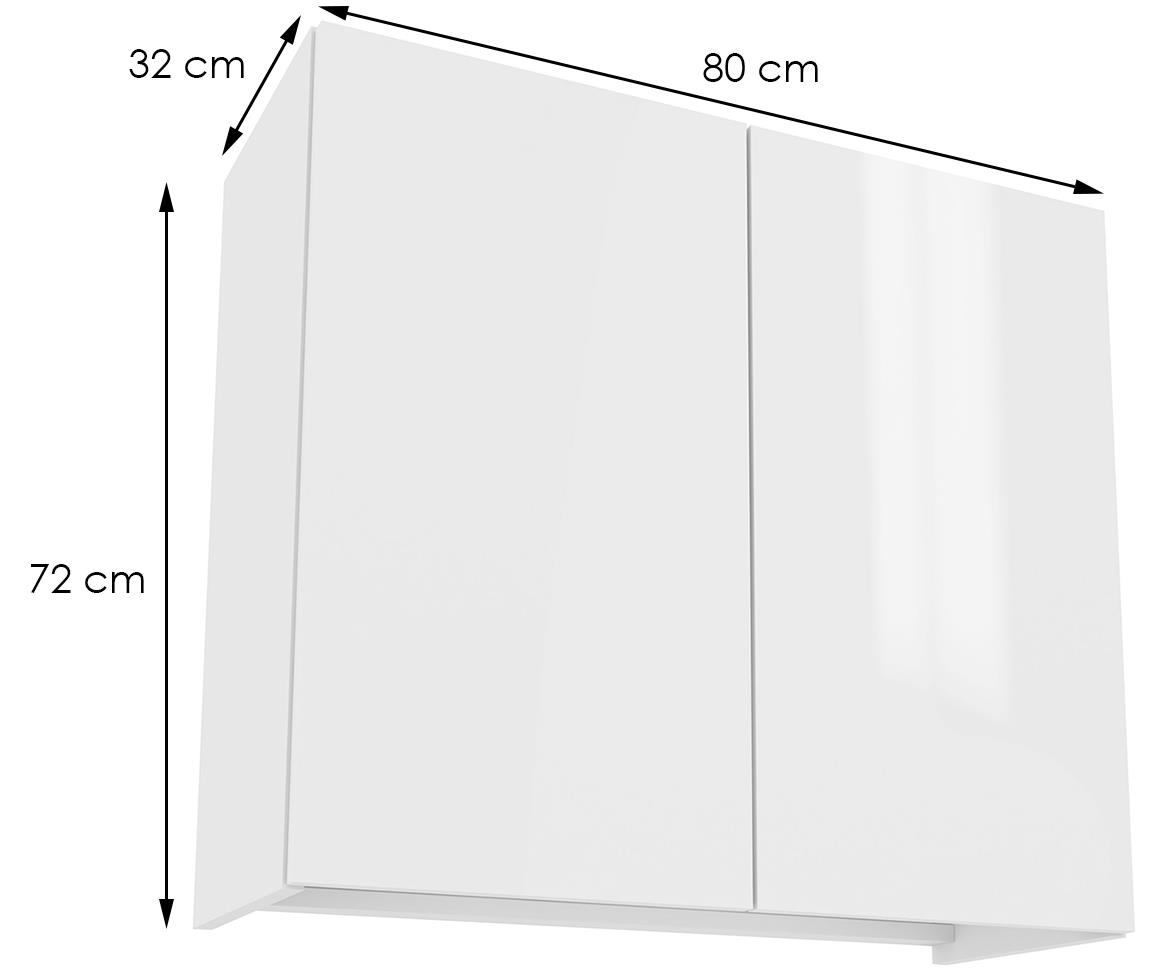 Campari kuhinjski element WS8 2 vrata 80x32x72 beli