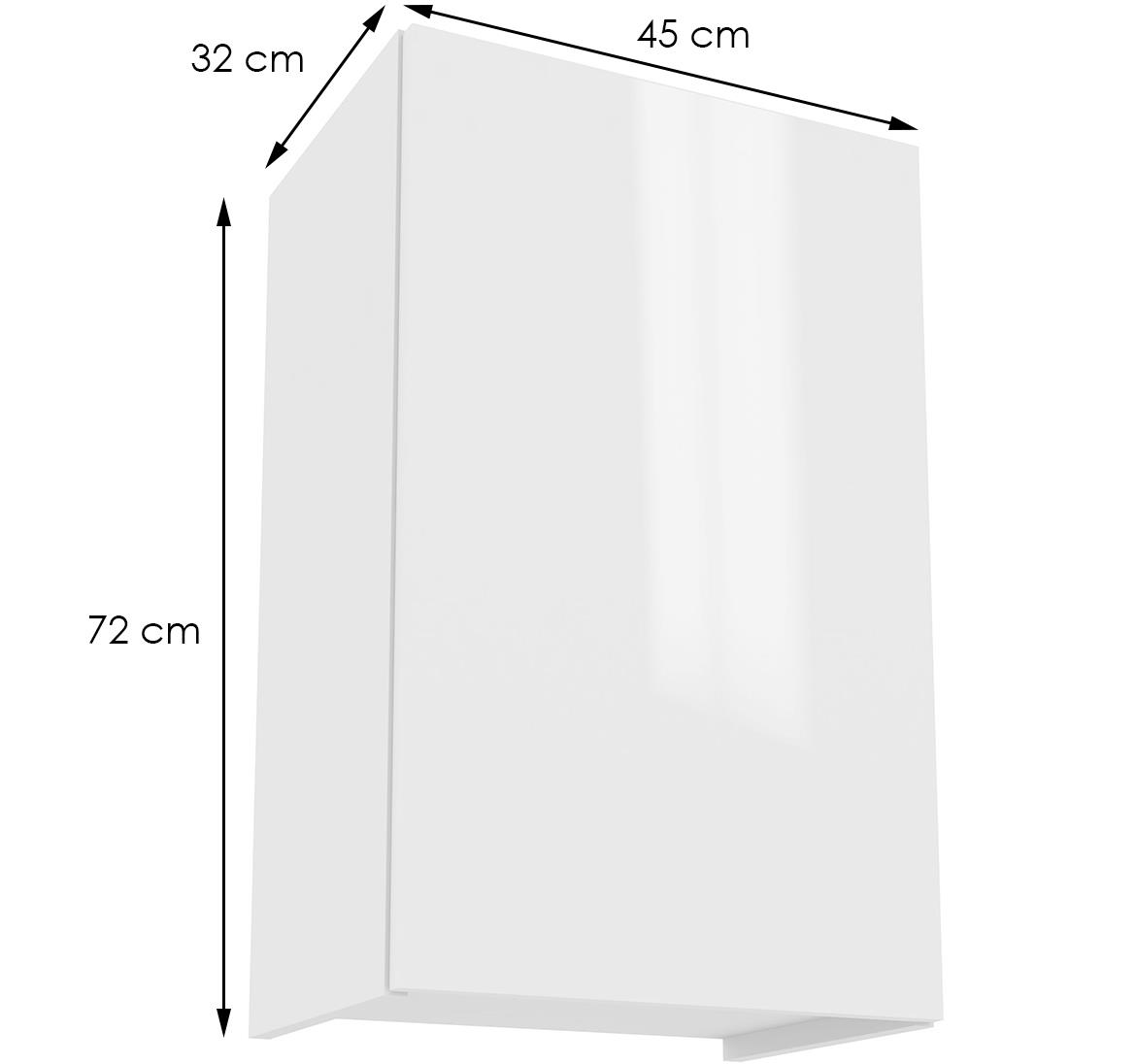 Campari kuhinjski element W45 1 vrata 45x32x72 beli