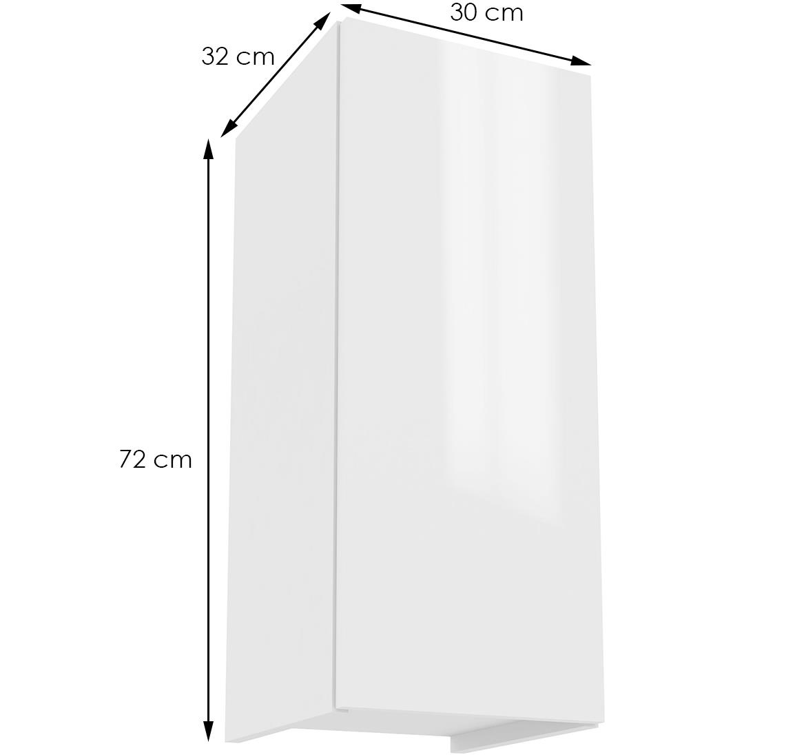 Campari kuhinjski element W3 1 vrata 30x32x72 beli