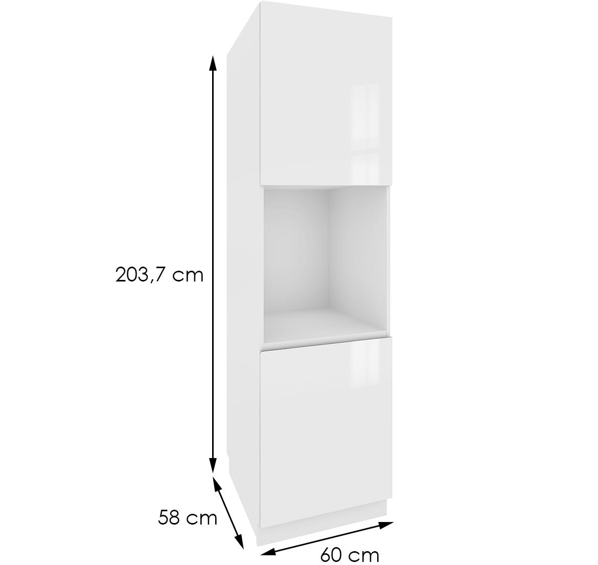 Campari kuhinjski element SPP6 60x58x203,7 beli