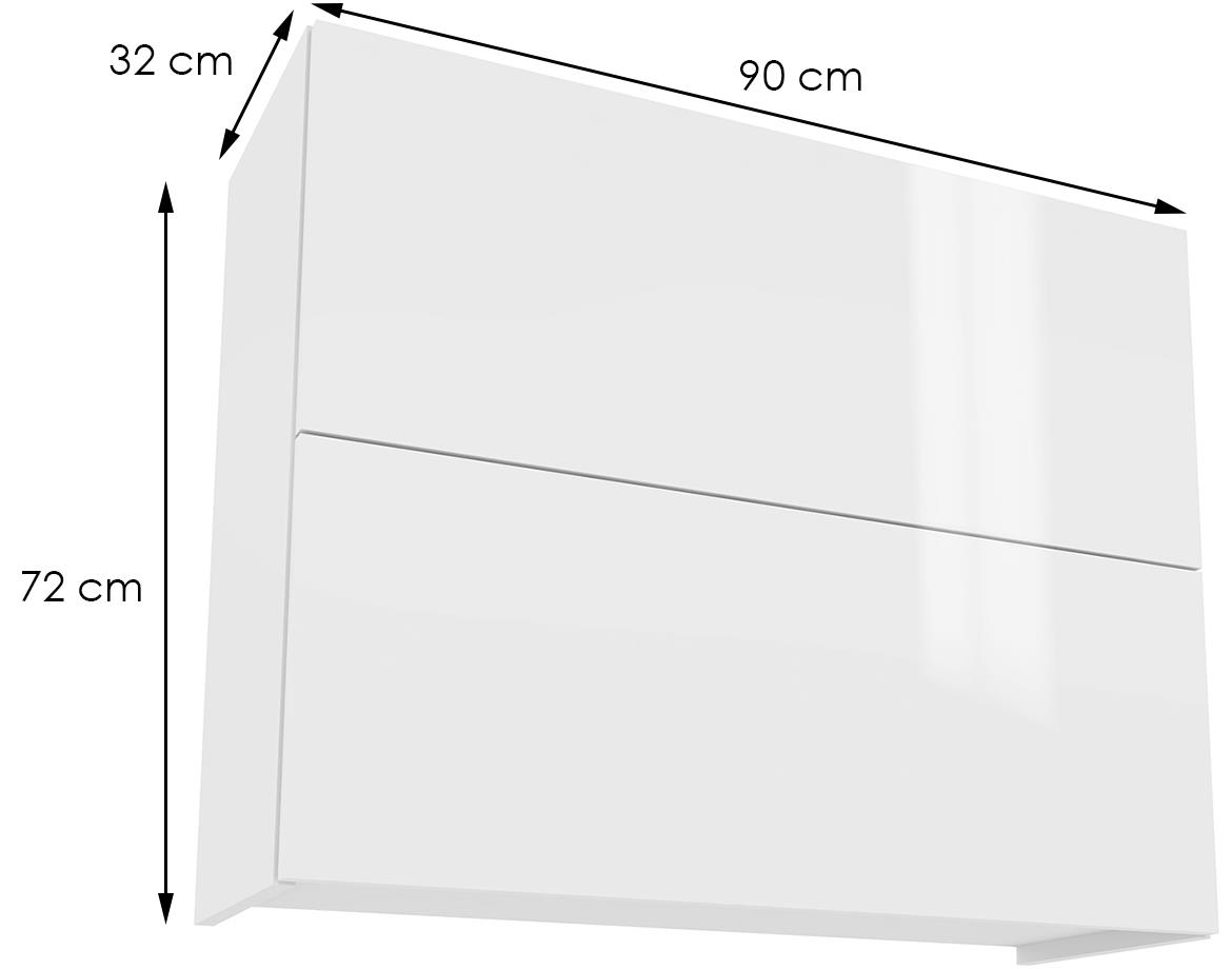 Campari kuhinjski element WPO9 2 vrata 90x32x72 beli