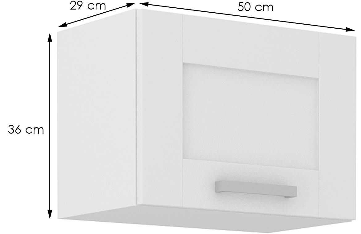 Luna kuhinjski element 1 vrata 50x31x36 bela