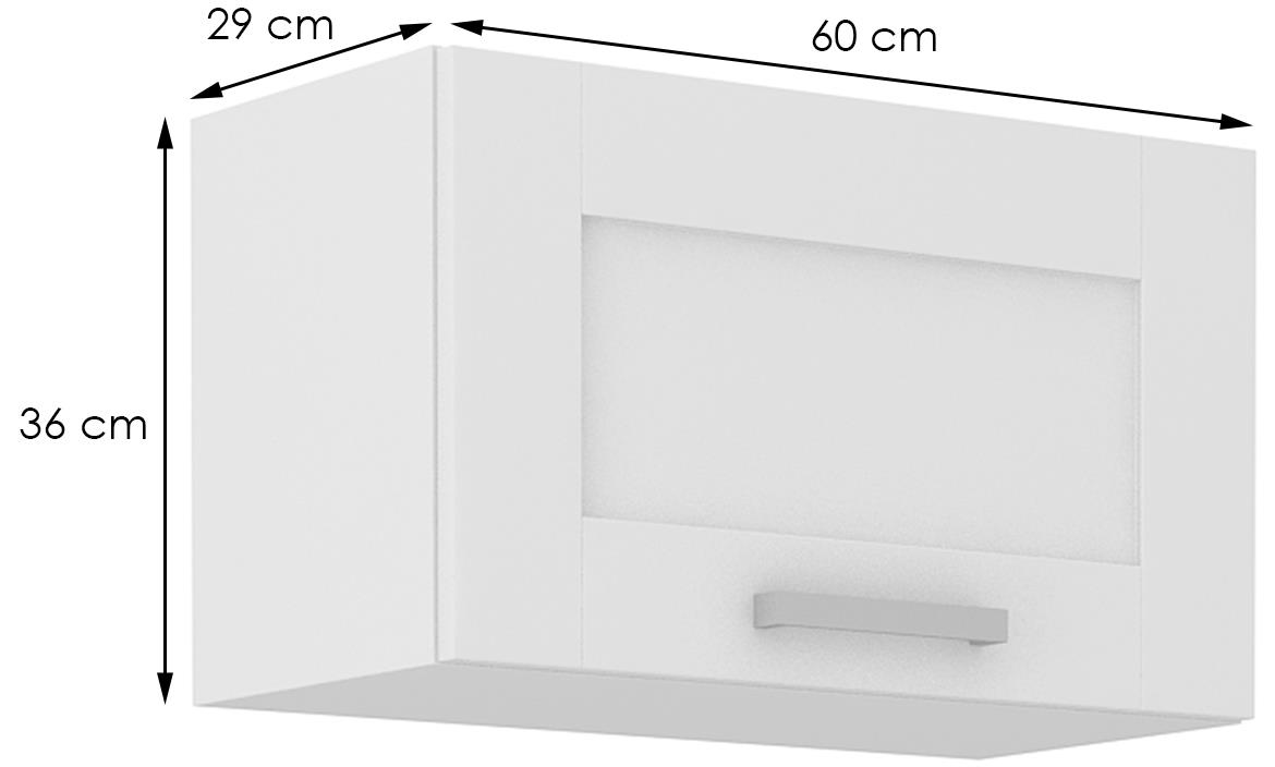 Luna kuhinjski element 60x31x36 bela