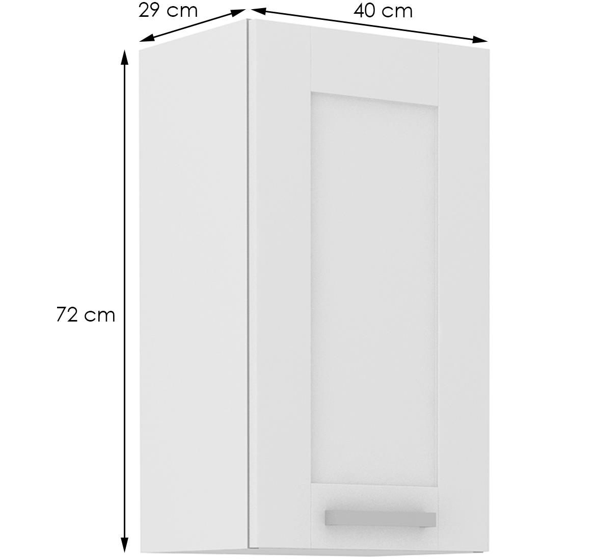 Luna kuhinjski element 60x31x72 bela