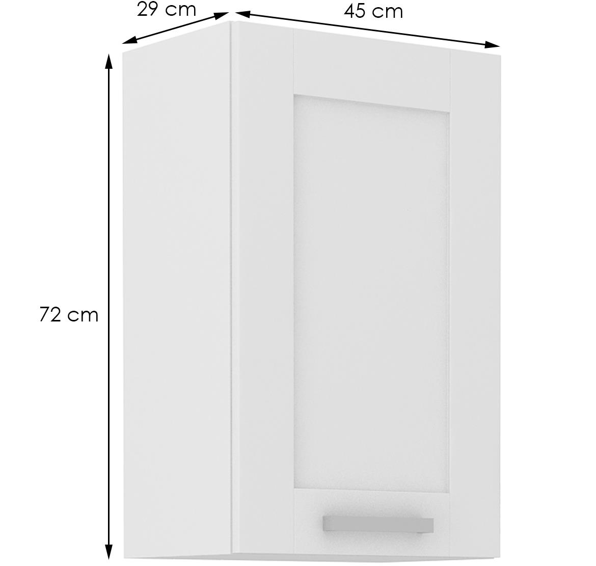 Luna kuhinjski element 45x31x72 bela