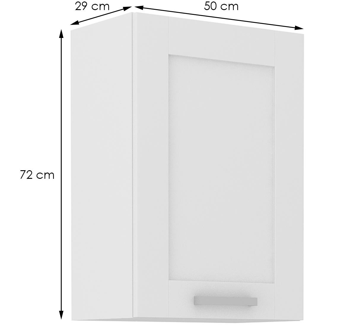 Luna kuhinjski element 1 vrata 50x31x72 bela