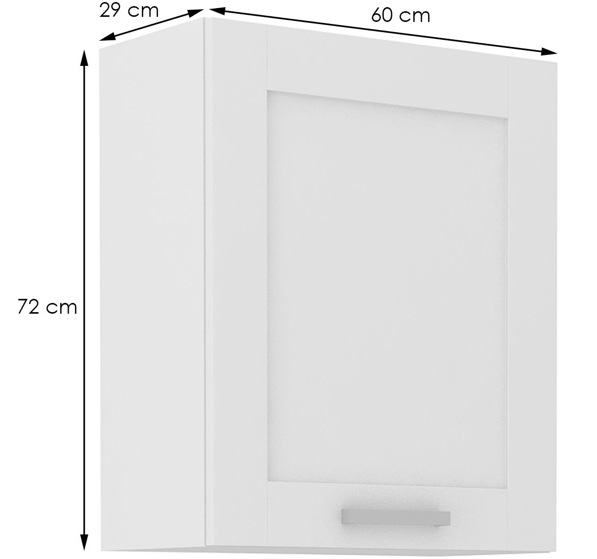 Luna kuhinjski element 1 vrata 60x31x72 bela