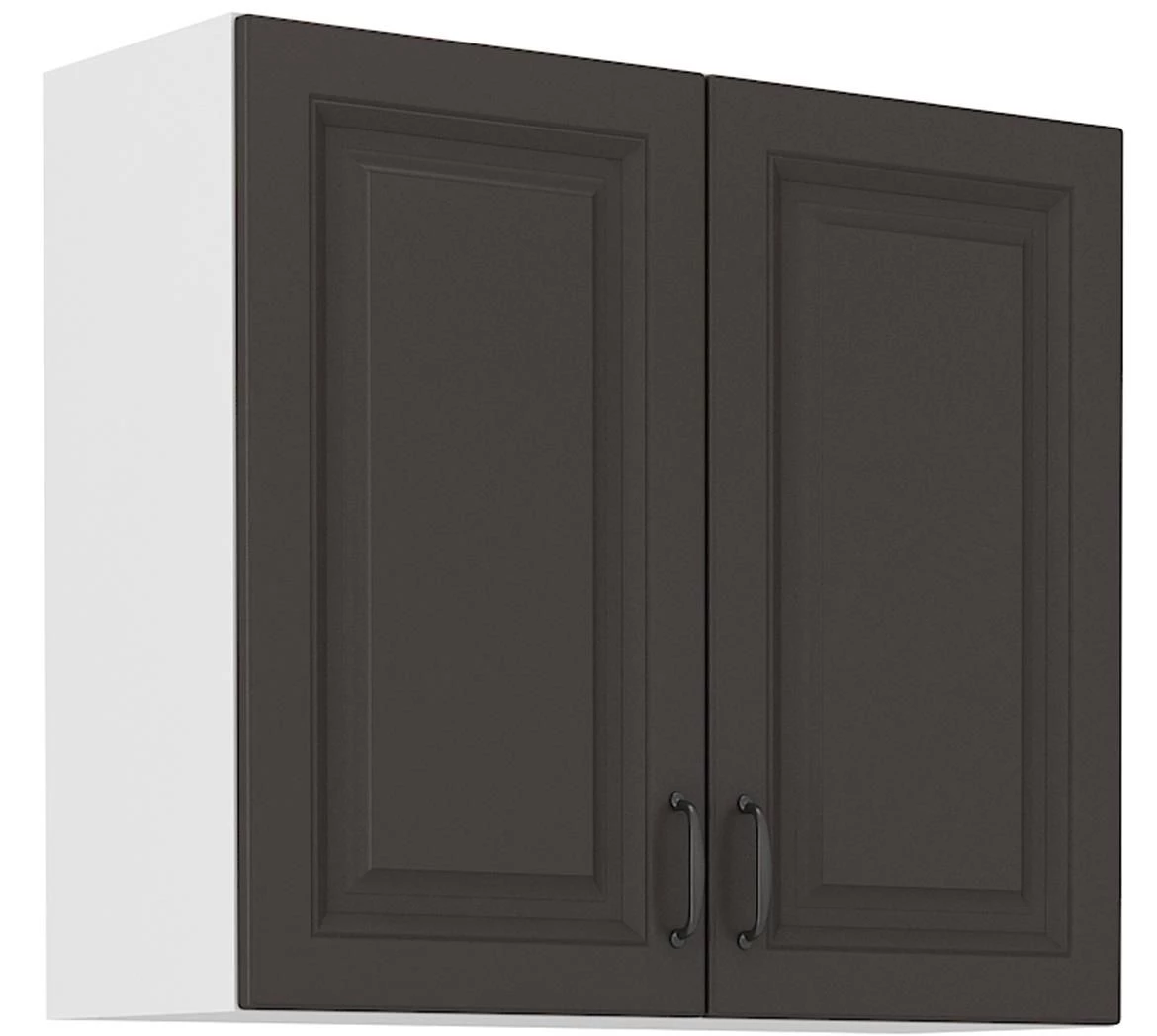 Stilo 80g-72 2f viseći el.2vrata 80x29x72 bela/grafit