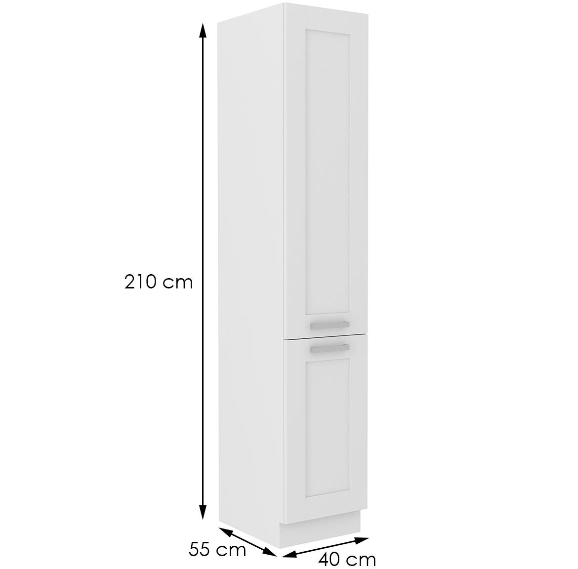 Luna kuhinjski element 2 vrata 40x57x210 beli
