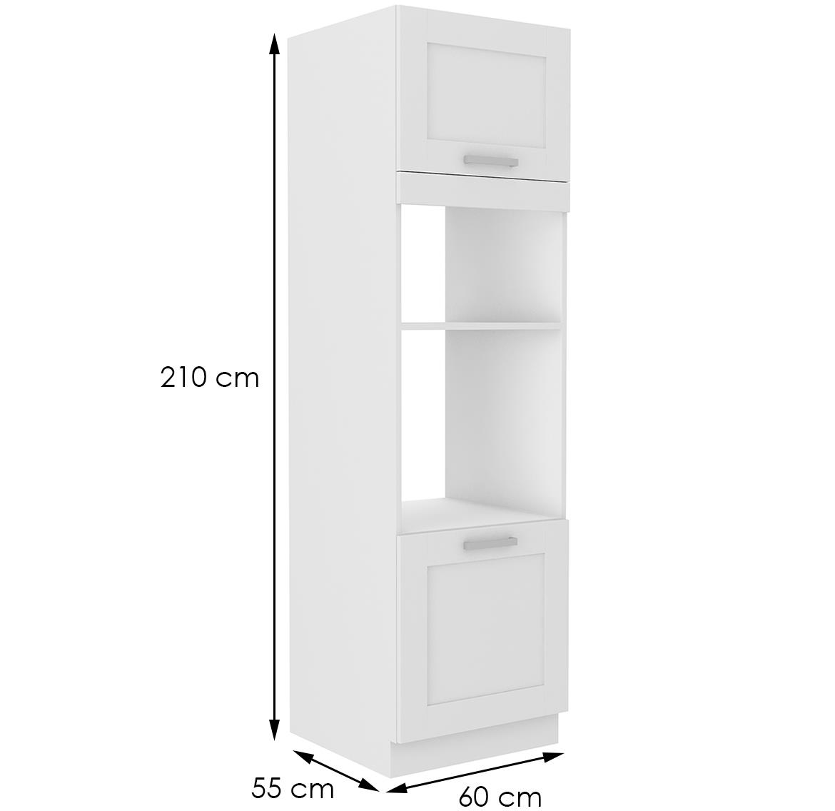 Luna kuhinjski element 2 vrata 60x57x210 beli