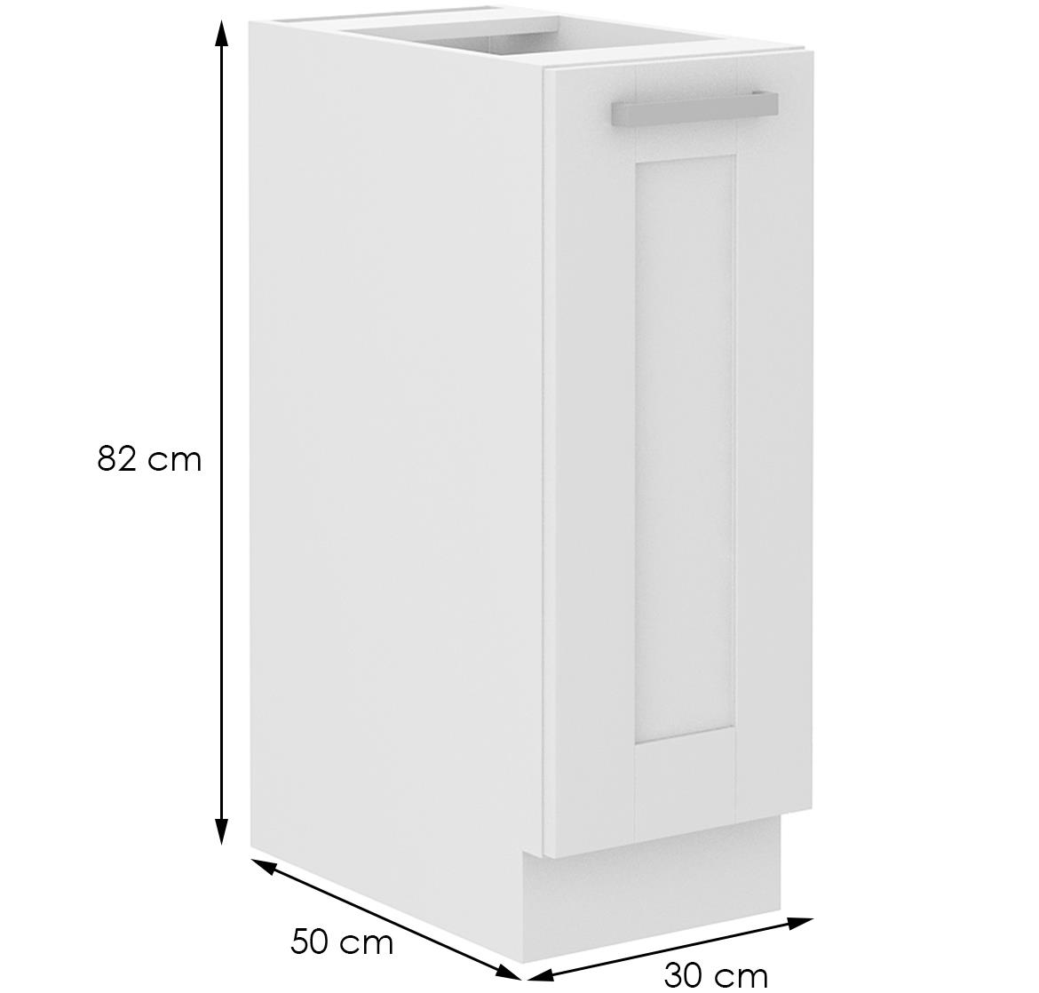 Luna kuhinjski element 1 fioka 30x52x82 beli