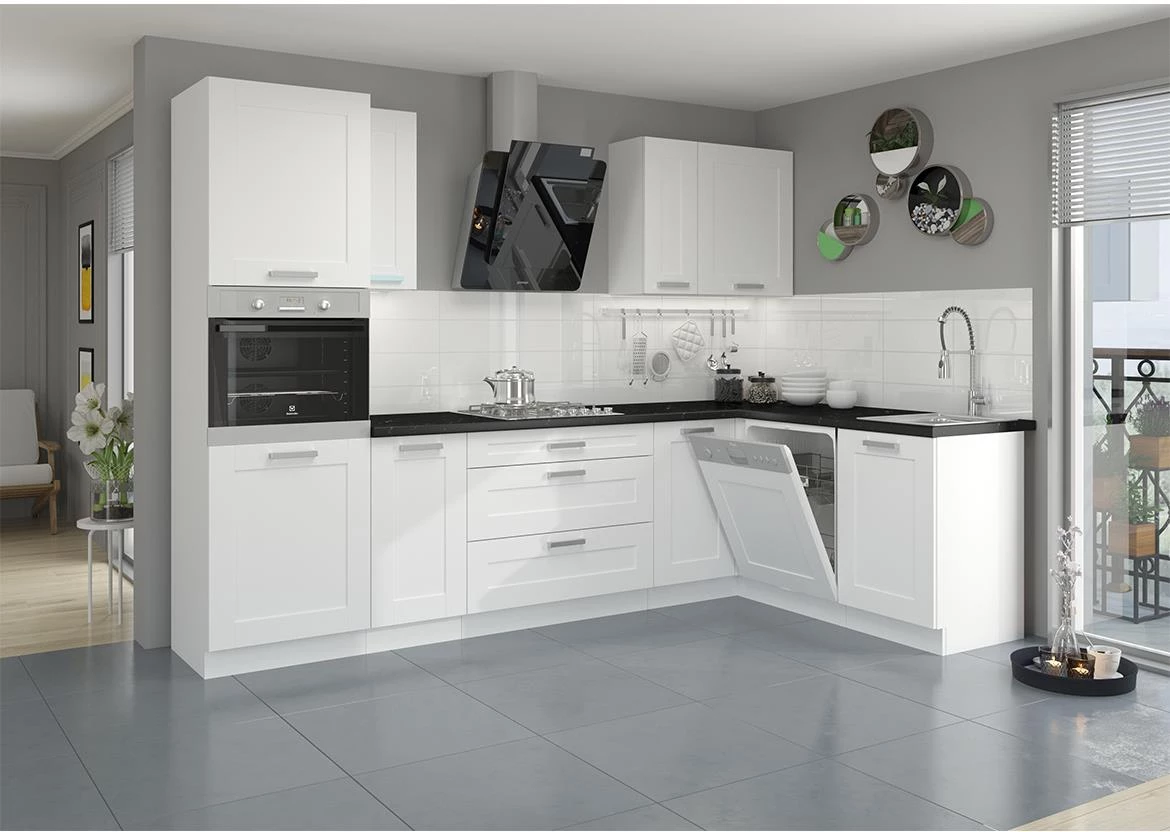 Luna kuhinjsii element 2 vrata 80x31x72 bela