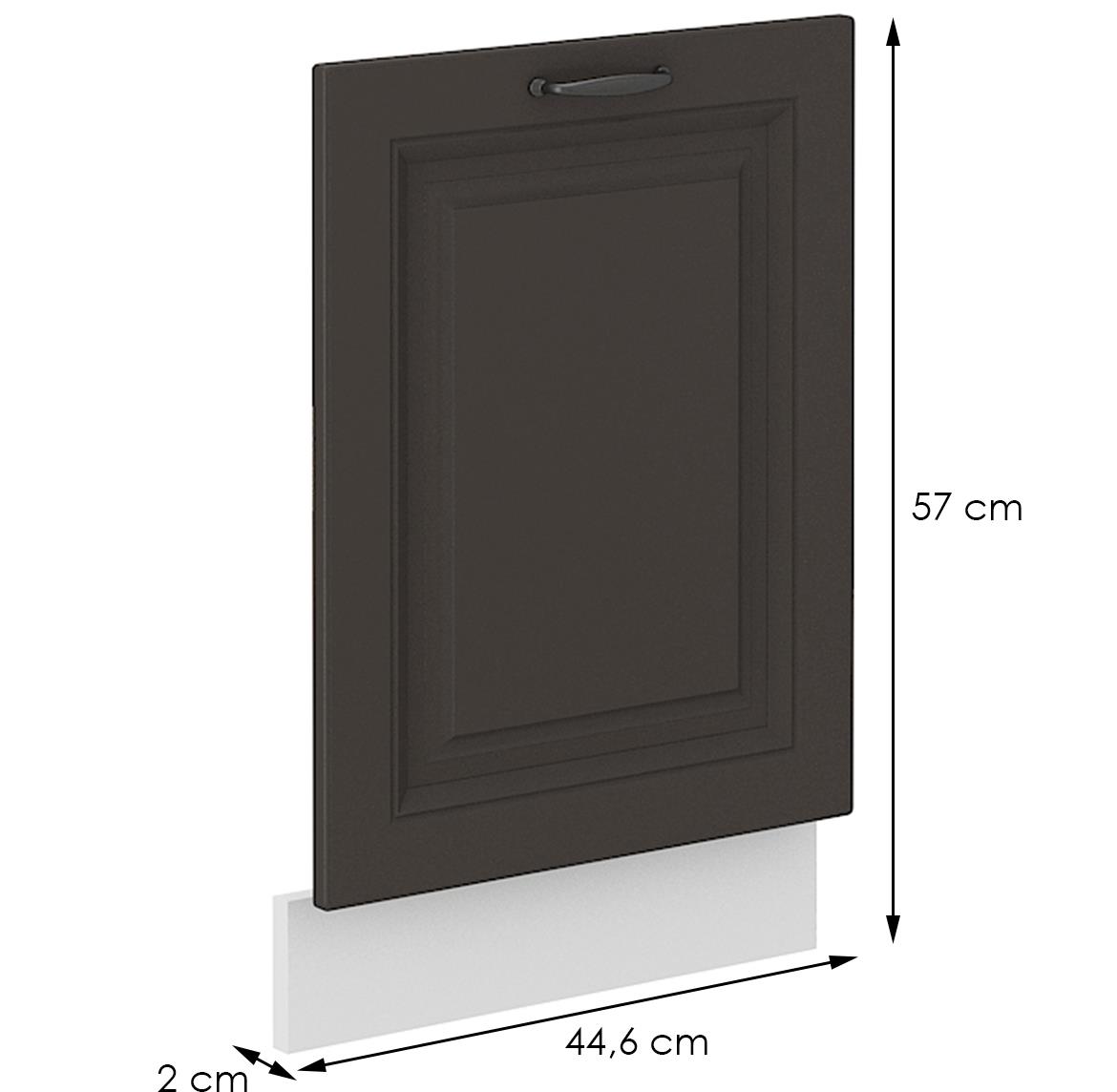 Stilo 570x446 vrata za sudomašinu 57x44,6 bela/grafit