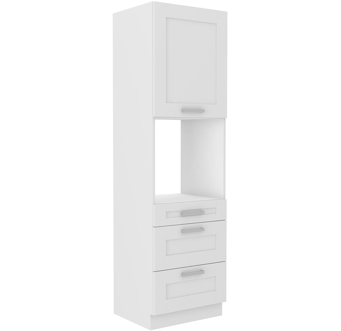 Luna kuhinjski element za pecnicu 2 vrata+3 fioke 60x57x210 beli