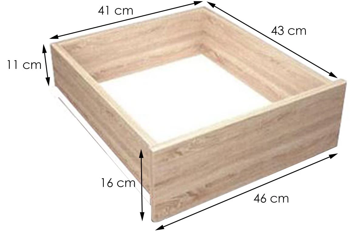 Set fioka 120 / 150 / 180 / 200  (2kom) sonoma