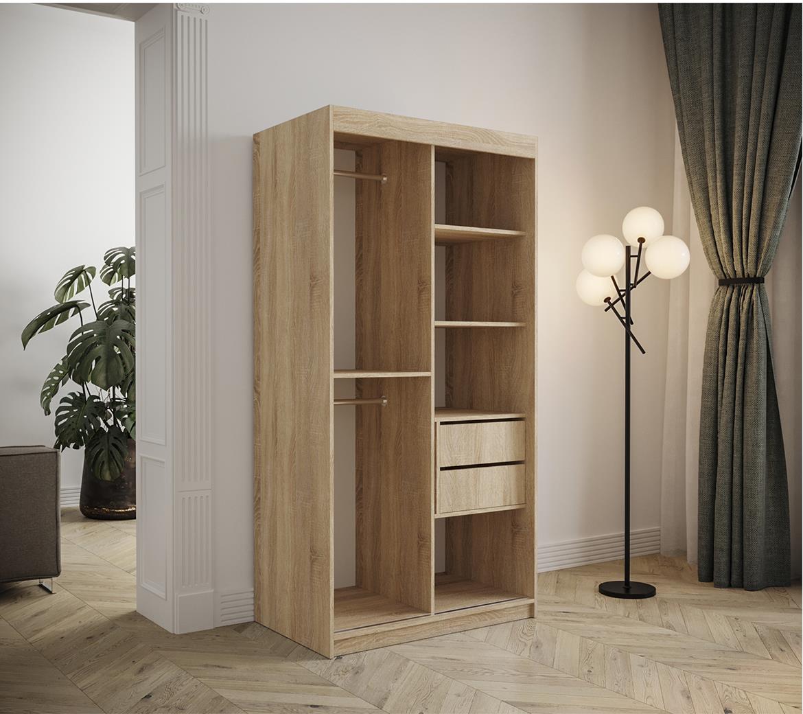Set fioka 100 (2kom) natur (sonoma hrast)