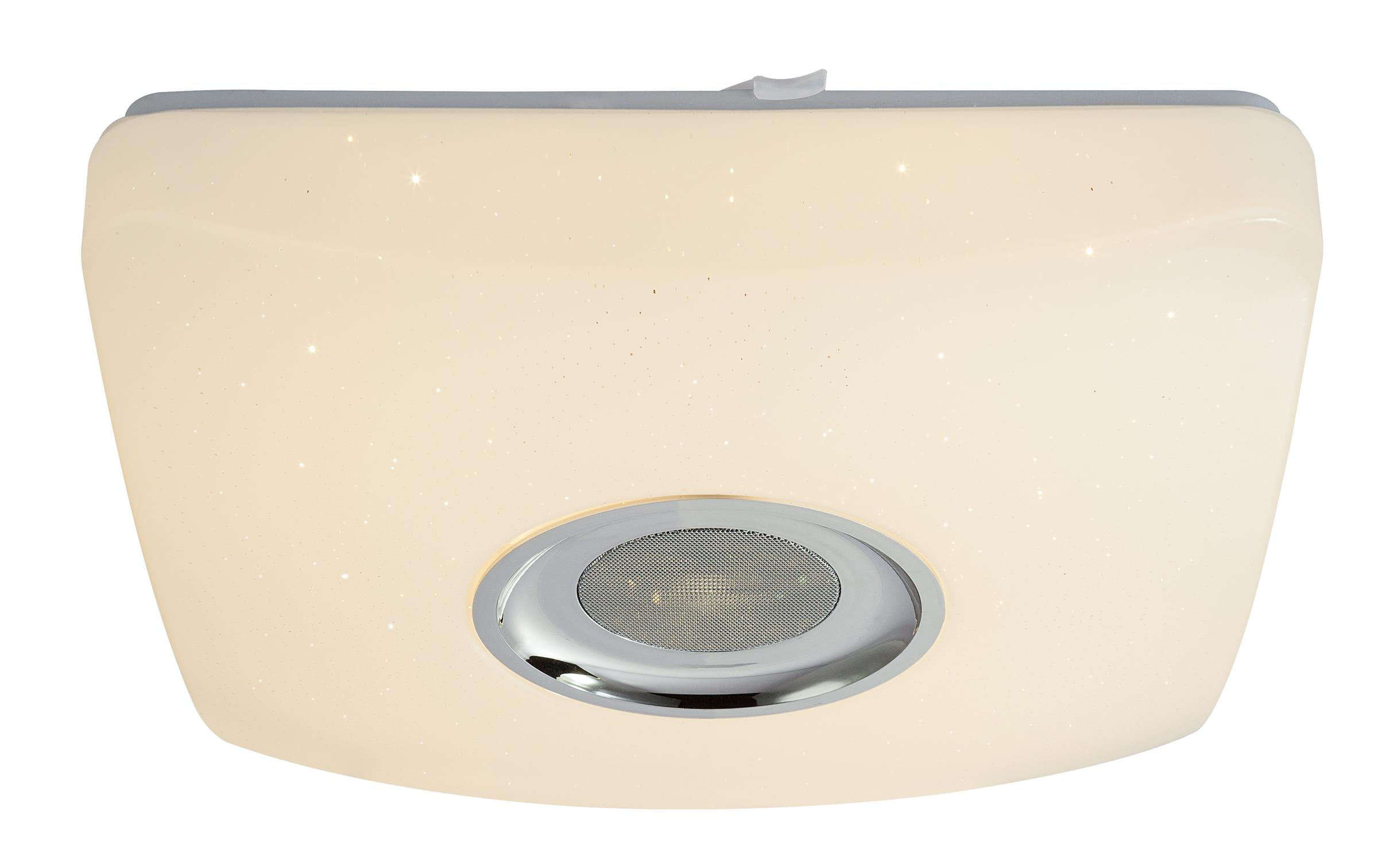 Stropna svjetiljka Ayleen LED s zvucnikom 37x37cm