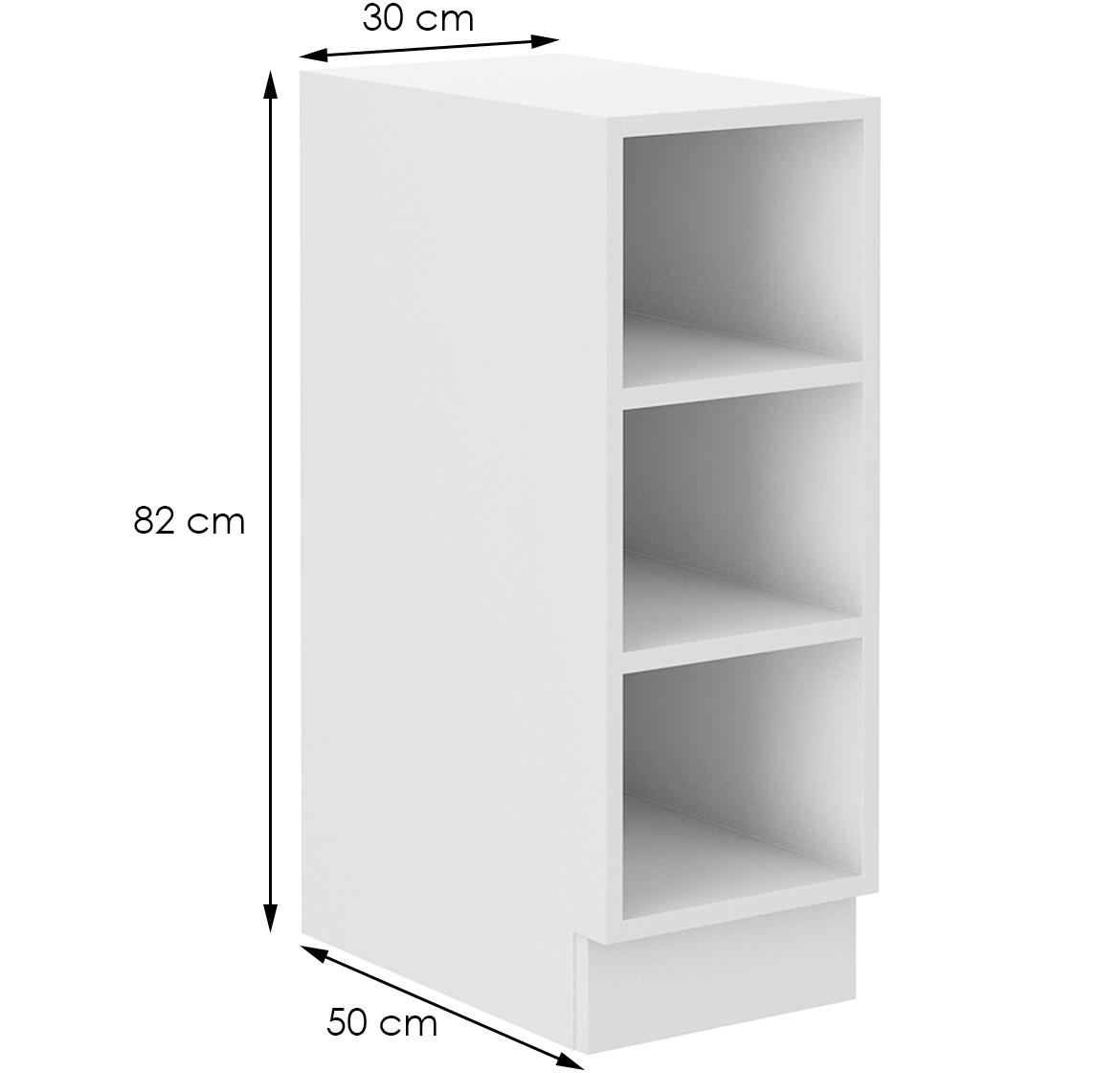 Sara kuhinjski element 30D OTW BB 30x50x82 beli