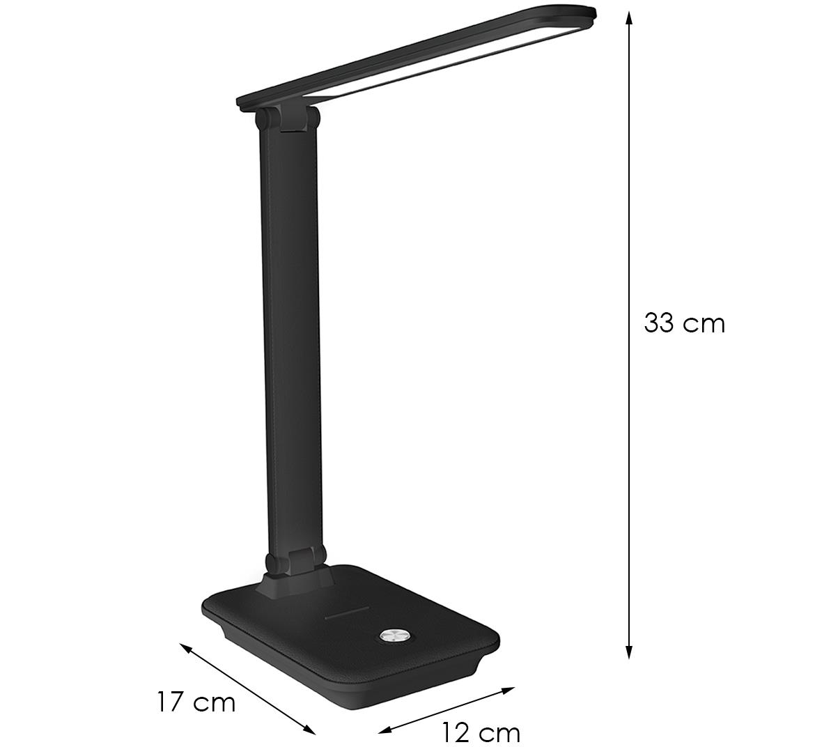 Stona lampa Medan LED 9W crna