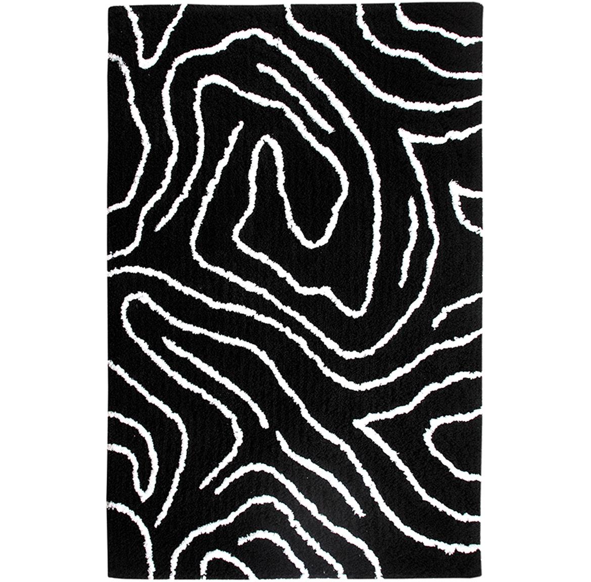 Tepih Shaggy BlackCurves 1.4 / 1.9 PSR-13557 crni