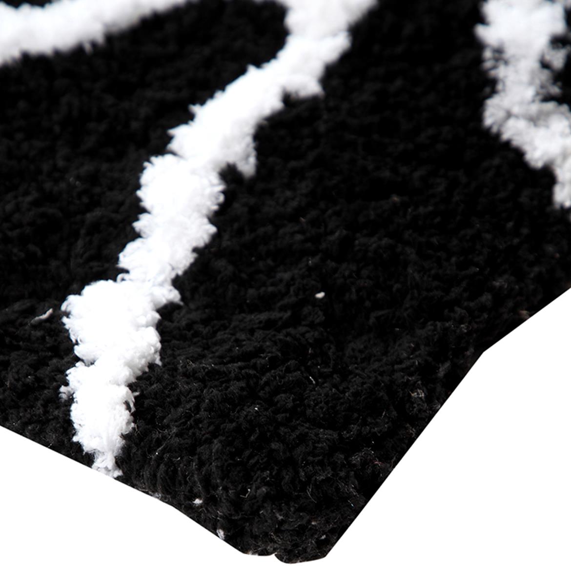 Tepih Shaggy BlackCurves 1.4 / 1.9 PSR-13557 crni