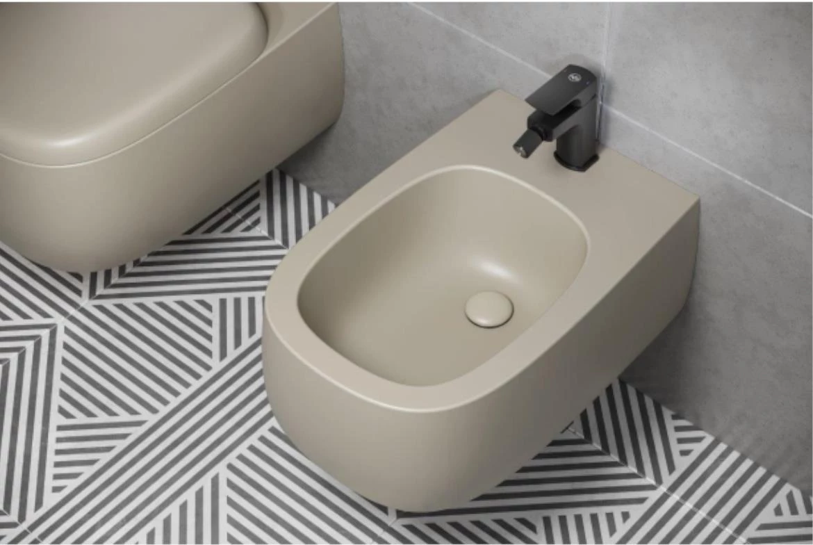 Mokait Crna miješalica za bide