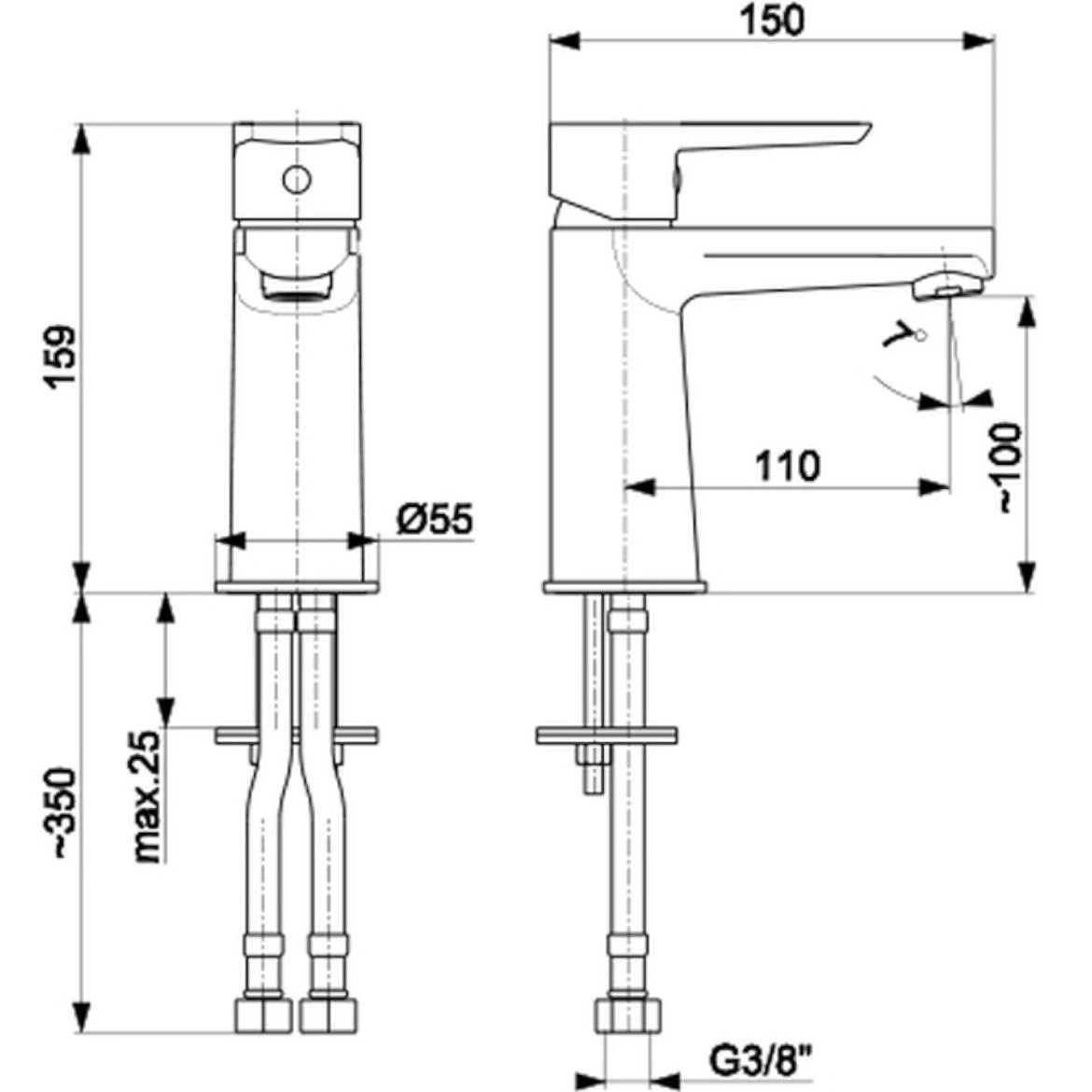 Neonska slavina za sudoper